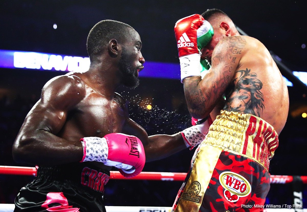 Terence Crawford, Manny Pacquiao boxing photo