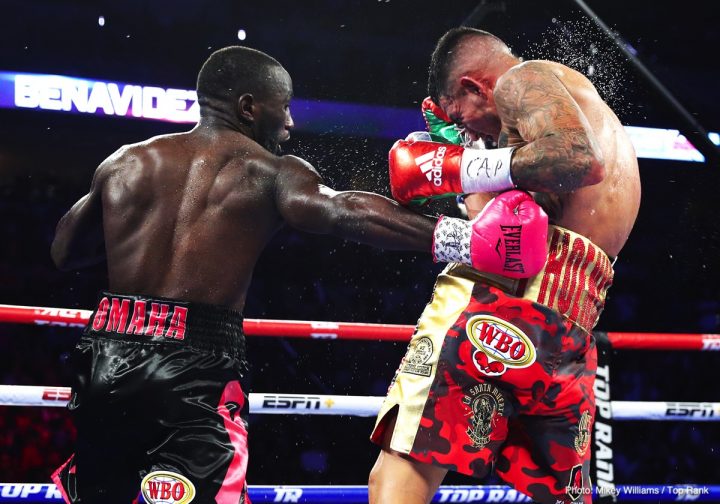 Image: Terence Crawford stops Jose Benavidez - RESULTS