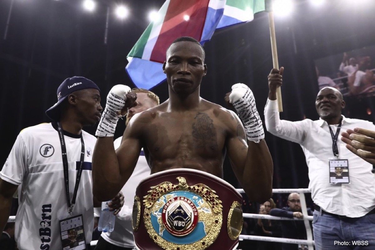Image: Tete takes on Casimero on Saturday night
