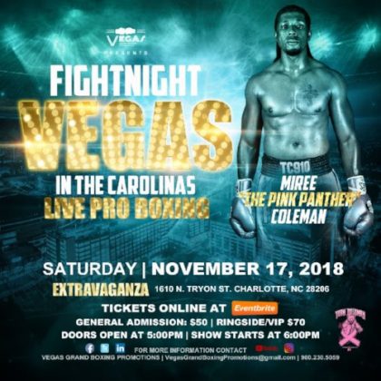 Vegas Grand Boxing Promotions Is Ready To Put On A Spectacular Boxing Show Saturday, November 17