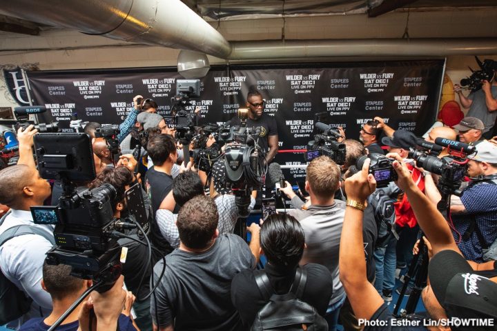 Image: Deontay Wilder reacts to Fury being trained by Freddie Roach