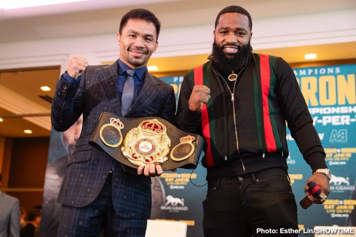 Image: Manny Pacquiao vs. Adrien Broner Los Angeles press conference quotes & Photos