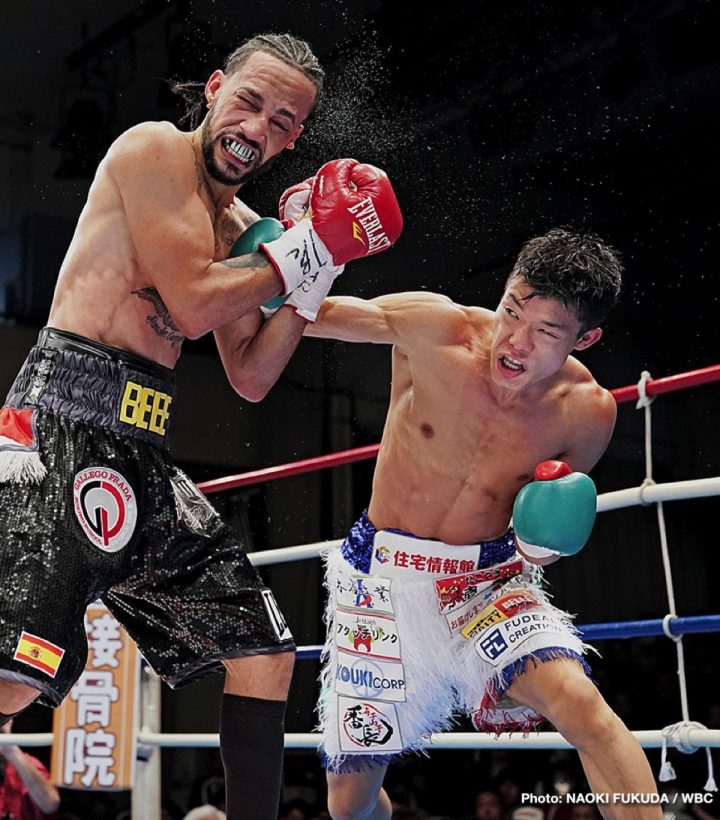 Image: Tomoki Kameda defeats Medina to take vacant WBC interim junior featherweight title