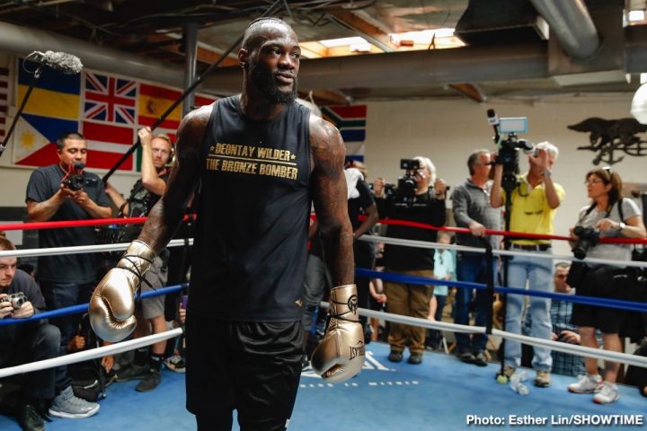 Image: Wilder vs Fury: Deontay Wilder Interview Transcript