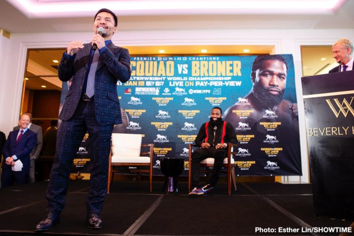 Image: Manny Pacquiao vs. Adrien Broner Los Angeles press conference quotes & Photos