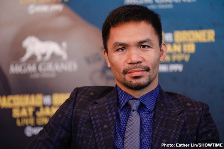 Image: Pacquiao says Freddie Roach never left his team