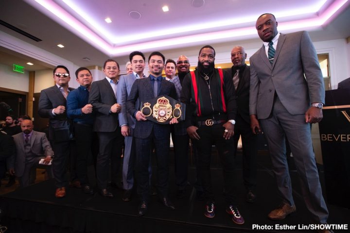 Image: Manny Pacquiao vs. Adrien Broner Los Angeles press conference quotes & Photos