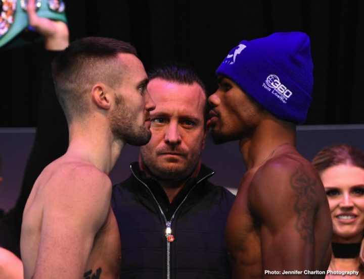 Image: Josh Taylor vs. Ryan Martin - Weigh-in results