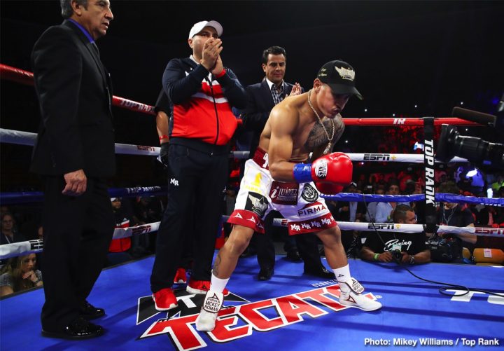 Image: Miguel Berchelt stops Miguel 'Mickey' Roman - RESULTS