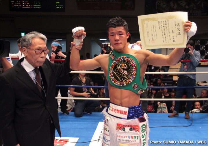 Image: Tomoki Kameda defeats Medina to take vacant WBC interim junior featherweight title