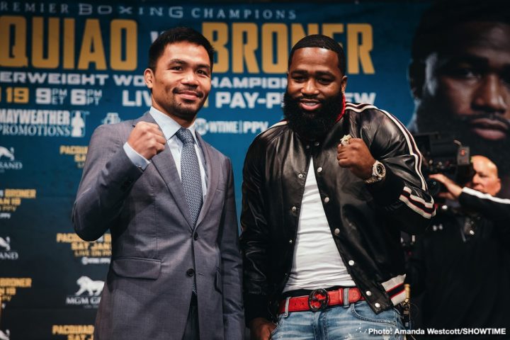 Image: Manny Pacquiao returns to U.S to defend his WBA 147 lb title against Adrien Broner