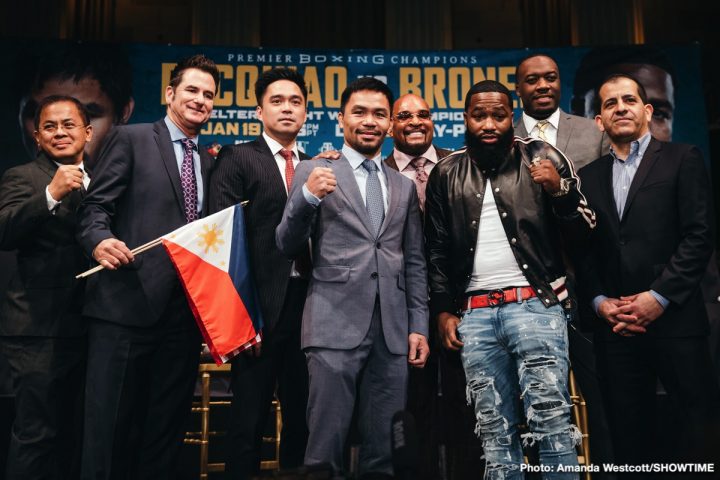 Image: Manny Pacquiao vs. Adrien Broner quotes and photos