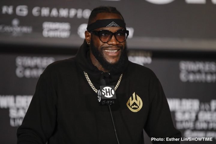 Image: VIDEO: Deontay Wilder claims Anthony Joshua is running scared from him