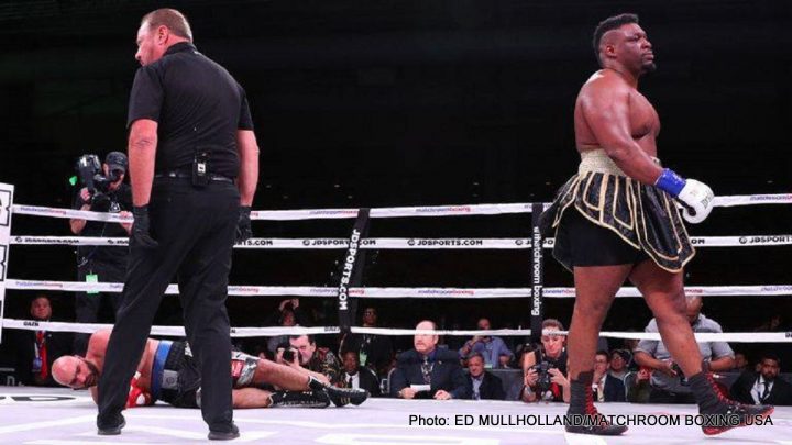 Image: Jarrell Miller says there's "50-50" chance for Joshua fight