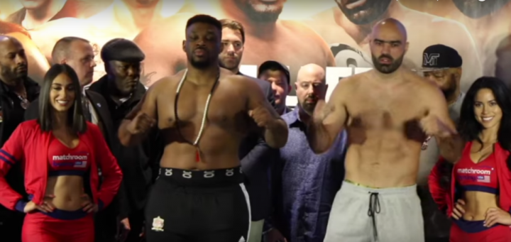 Image: Jarrell 'Big Baby' Miller vs. Bogdan Dinu - Weigh-in results