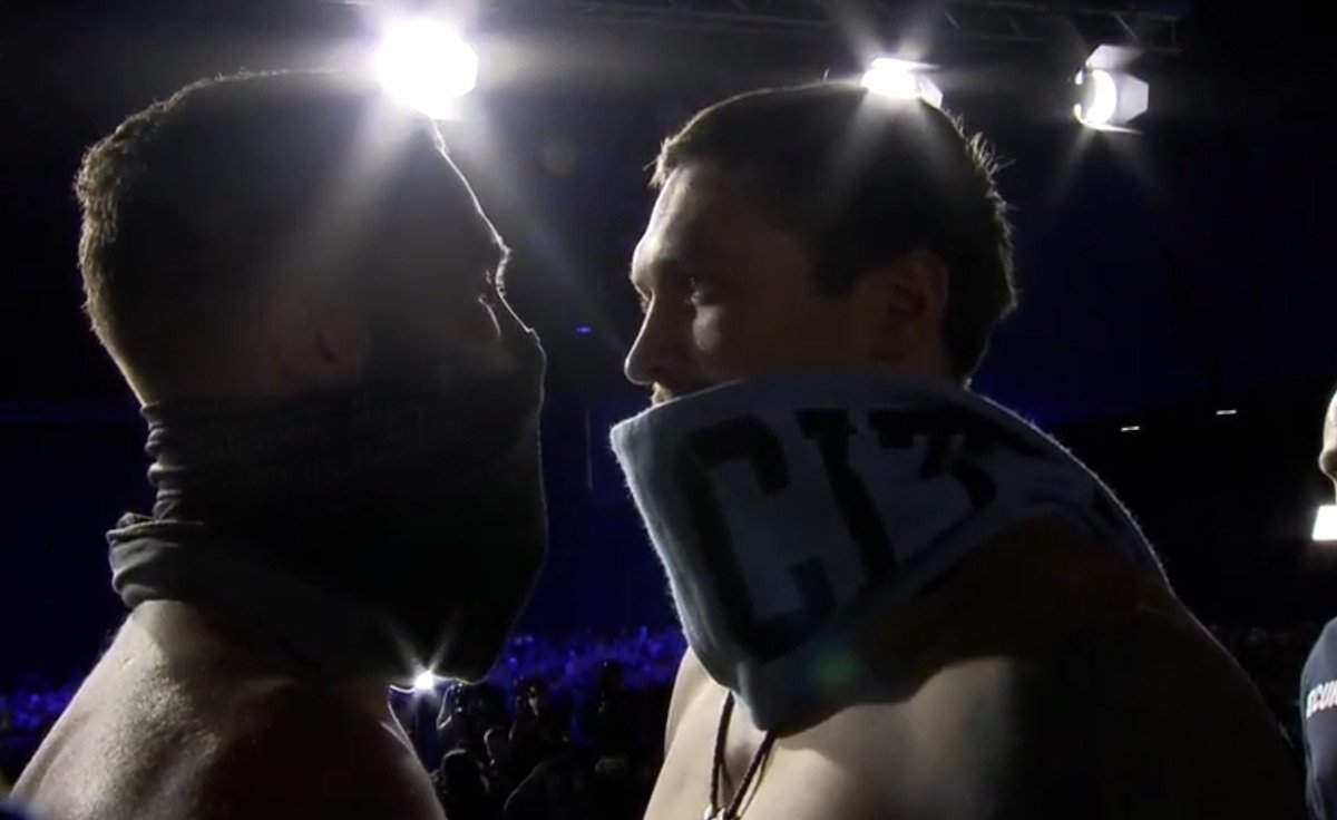 Usyk vs. Bellew boxing photo