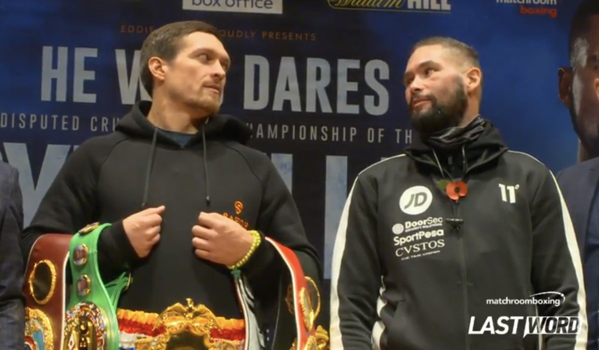 Usyk vs. Bellew boxing photo
