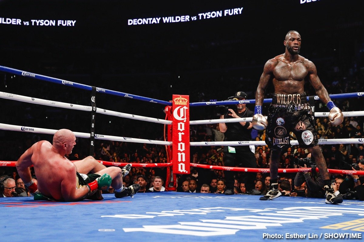 Image: Deontay Wilder will attack Tyson Fury's midsection says trainer Don House