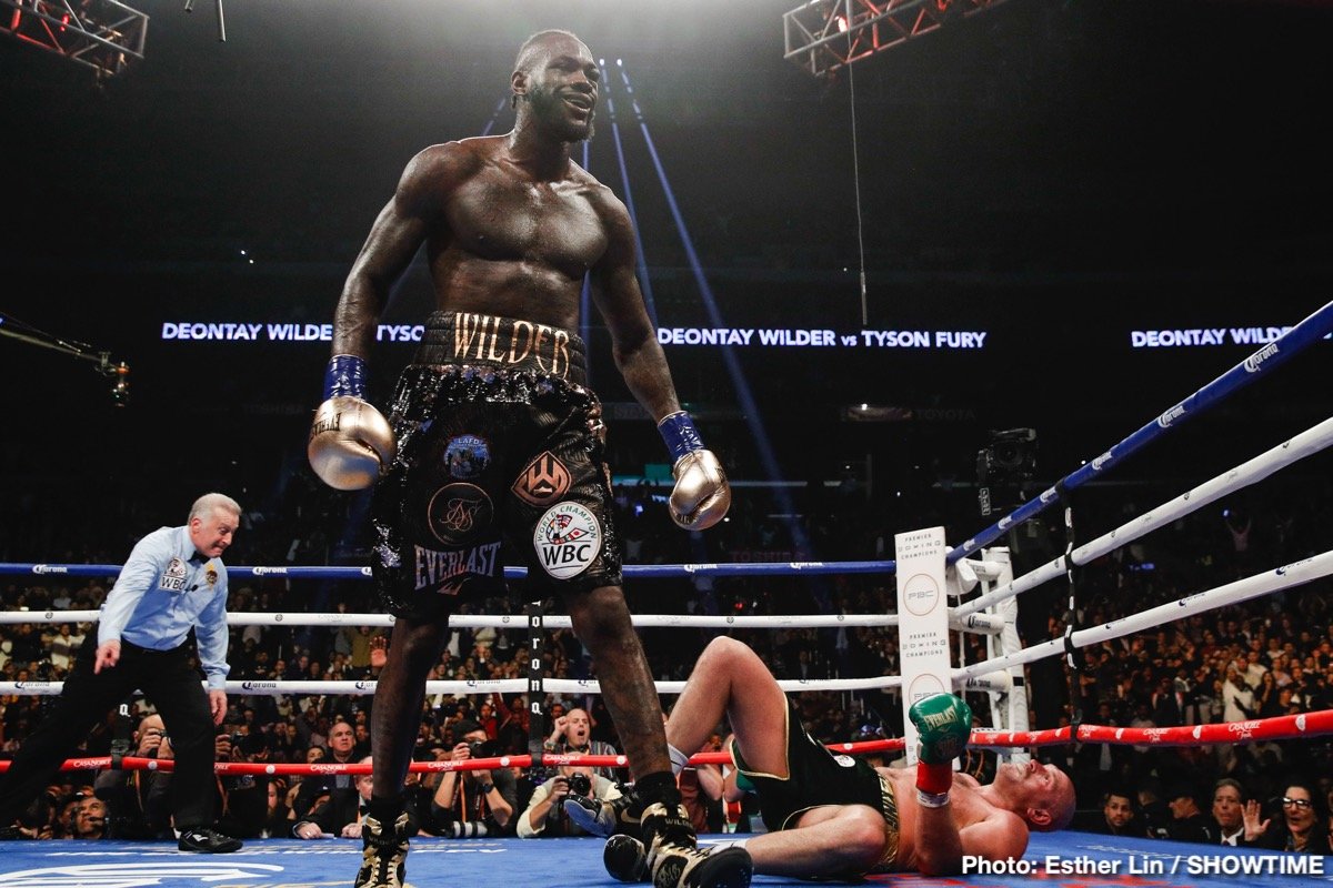 Image: Deontay Wilder expects Fury to cheat in trilogy on July 24th