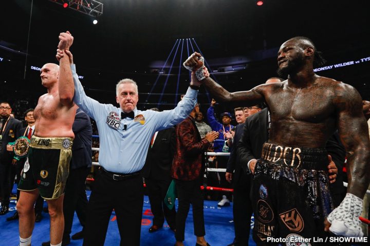 Image: Thrilling Tyson Fury vs Deontay Wilder Bout Ends in Controversial Draw