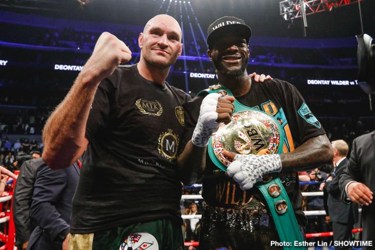 Image: Deontay Wilder vs. Tyson Fury rematch 'set in stone' for Feb.22 in Las Vegas - Arum