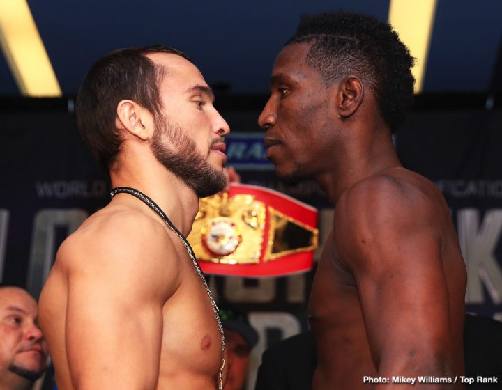 Image: PHOTOS: Lomachenko v Pedraza, Lopez v Menard, Isaac Dogboe Weigh In Results