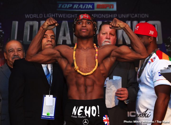 Image: PHOTOS: Lomachenko v Pedraza, Lopez v Menard, Isaac Dogboe Weigh In Results