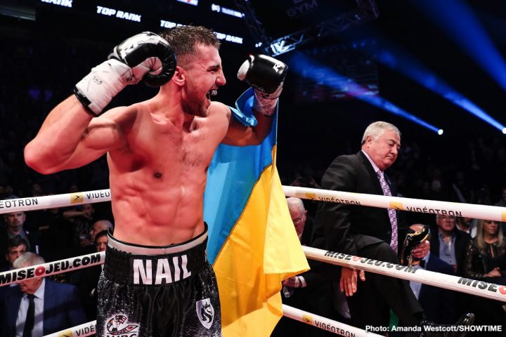 Oleksander Gvozdyk boxing photo