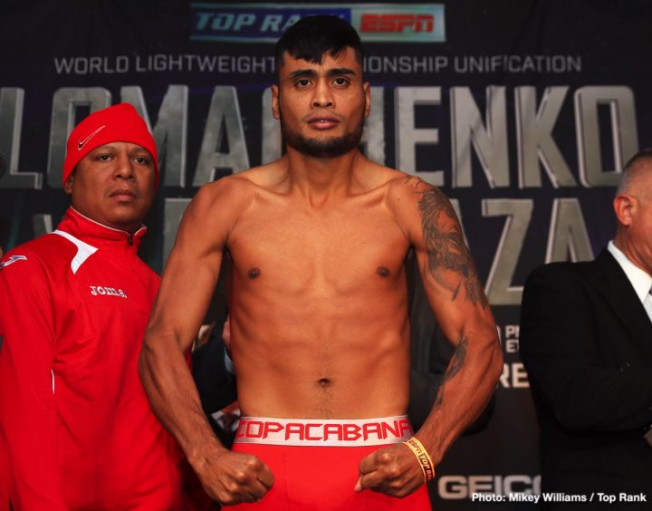 Image: PHOTOS: Lomachenko v Pedraza, Lopez v Menard, Isaac Dogboe Weigh In Results