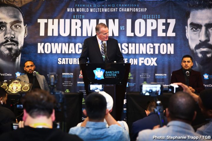 Image: Keith Thurman vs. Josesito Lopez press conference quotes & photos