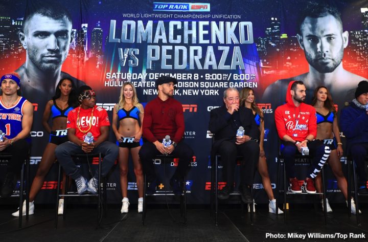 Image: PHOTOS: Lomachenko v Pedraza, Lopez v Menard, Isaac Dogboe Weigh In Results