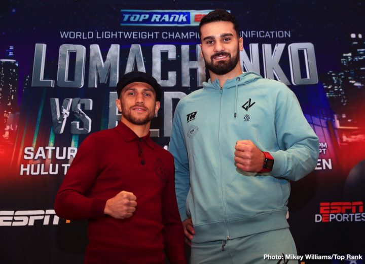 Image: PHOTOS: Lomachenko v Pedraza, Lopez v Menard, Isaac Dogboe Weigh In Results