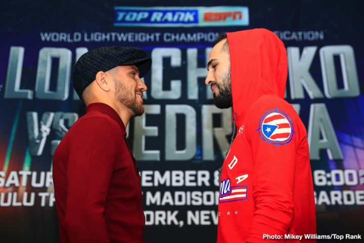 Image: PHOTOS: Lomachenko v Pedraza, Lopez v Menard, Isaac Dogboe Weigh In Results