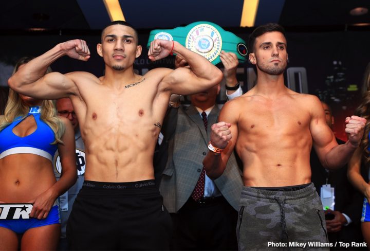 Image: PHOTOS: Lomachenko v Pedraza, Lopez v Menard, Isaac Dogboe Weigh In Results