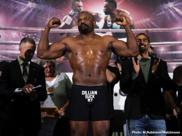 Image: Dillian Whyte vs. Dereck Chisora II - Official Weigh-In Results