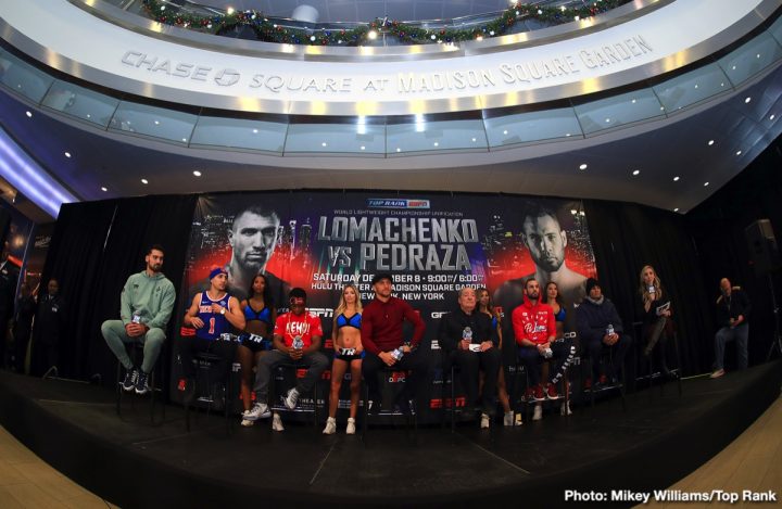 Image: PHOTOS: Lomachenko v Pedraza, Lopez v Menard, Isaac Dogboe Weigh In Results