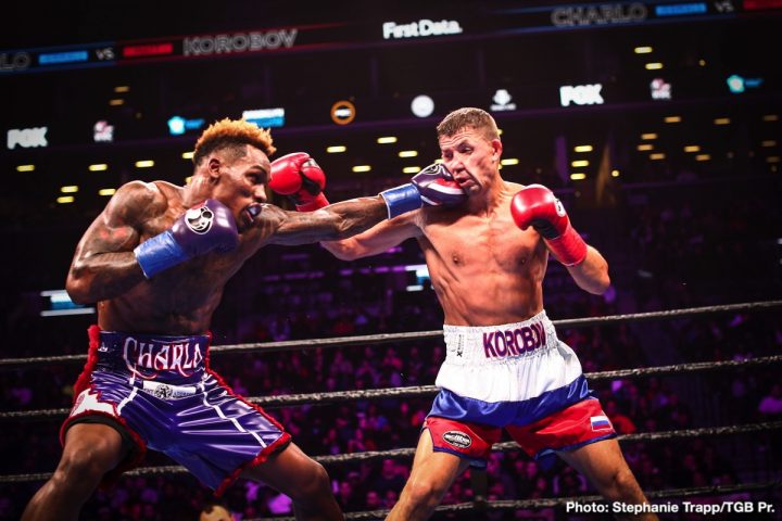 Charlo vs. Korobov boxing photo