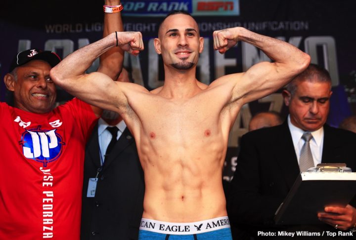 Image: PHOTOS: Lomachenko v Pedraza, Lopez v Menard, Isaac Dogboe Weigh In Results