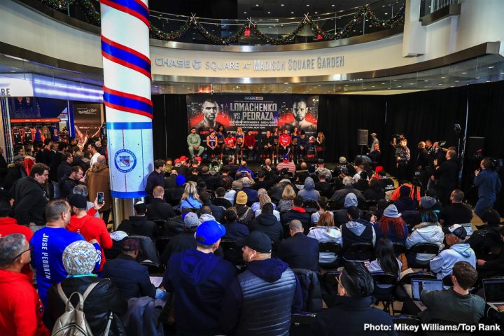 Image: PHOTOS: Lomachenko v Pedraza, Lopez v Menard, Isaac Dogboe Weigh In Results