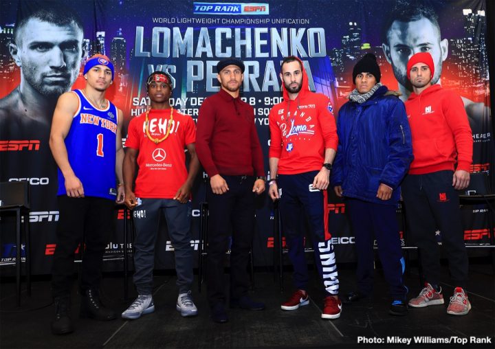 Image: PHOTOS: Lomachenko v Pedraza, Lopez v Menard, Isaac Dogboe Weigh In Results