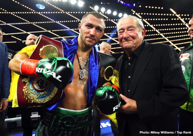 Image: Bob Arum optimistic Kambosos Jr vs. Lomachenko fight can happen in Australia