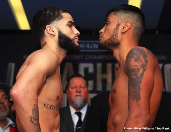Image: PHOTOS: Lomachenko v Pedraza, Lopez v Menard, Isaac Dogboe Weigh In Results