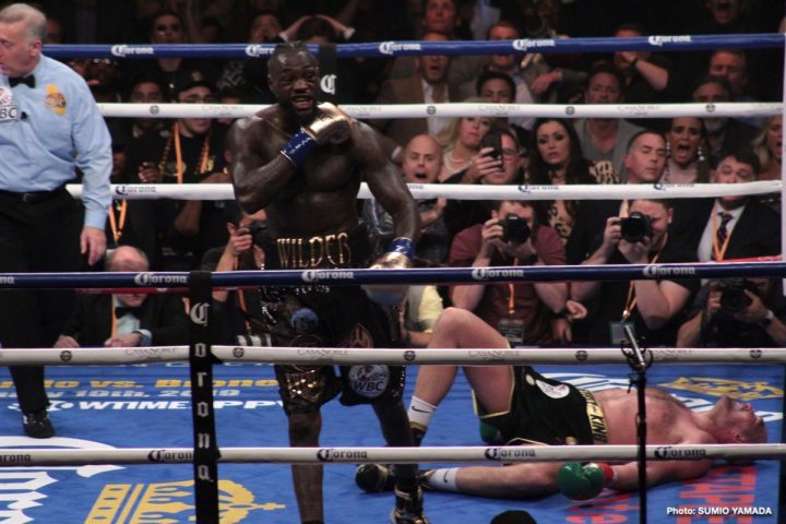 Image: Wilder questions whether Fury received long count