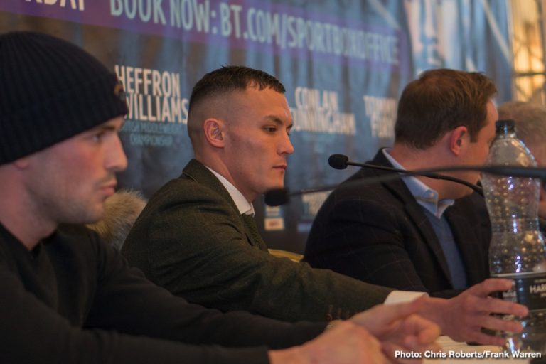 Image: Josh Warrington a FREE agent, no longer with Queensbury Promotions