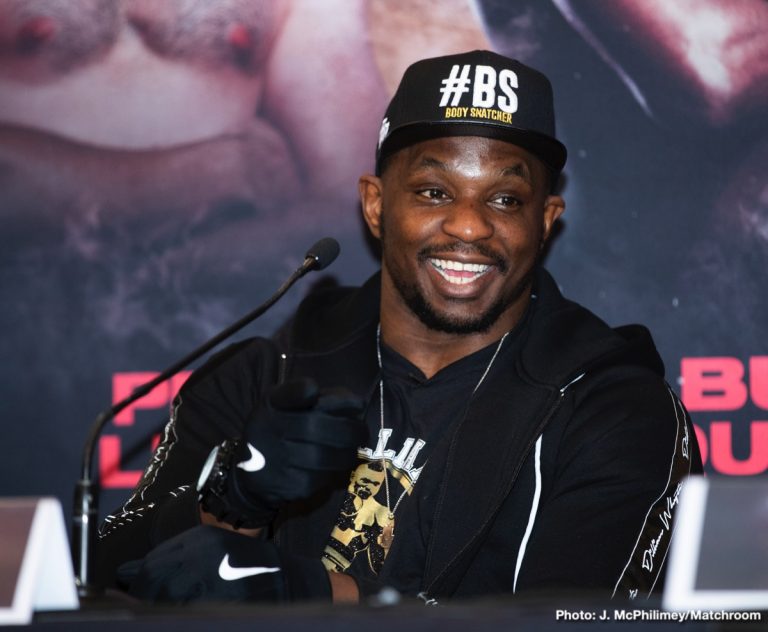 Image: Dillian Whyte says he wore a 40+ lb outfit for Oscar Rivas fight