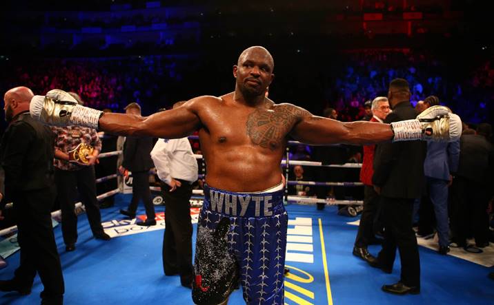 Image: Dillian Whyte has 5-fighter short list for July 13 fight