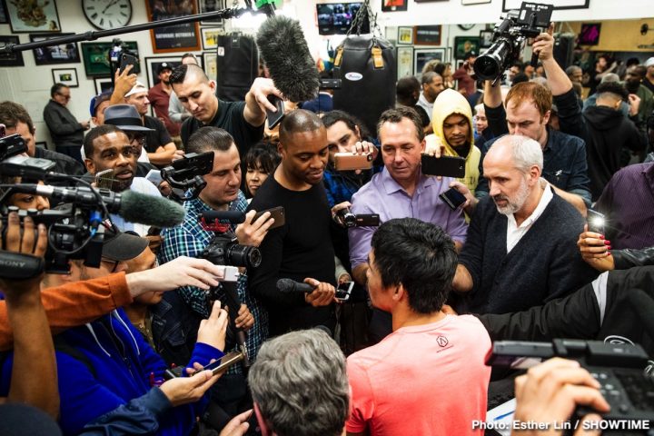 Image: Manny Pacquiao & Adrien Broner Los Angeles media day quote & photos