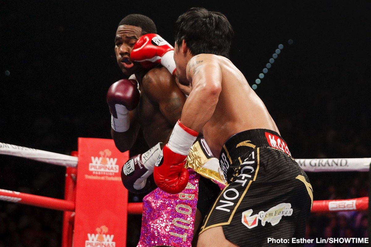 Image: Adrien Broner gives Redkach the Mayweather treatment