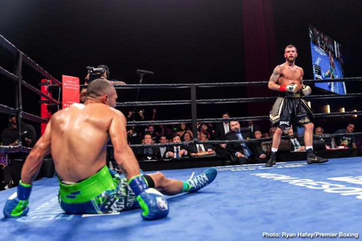 Image: Caleb Plant defeats Jose Uzcategui - RESULTS