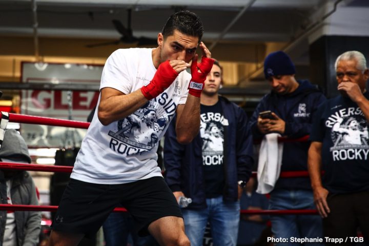 Image: Keith Thurman vs. Josesito Lopez fight week media workout quotes & photos